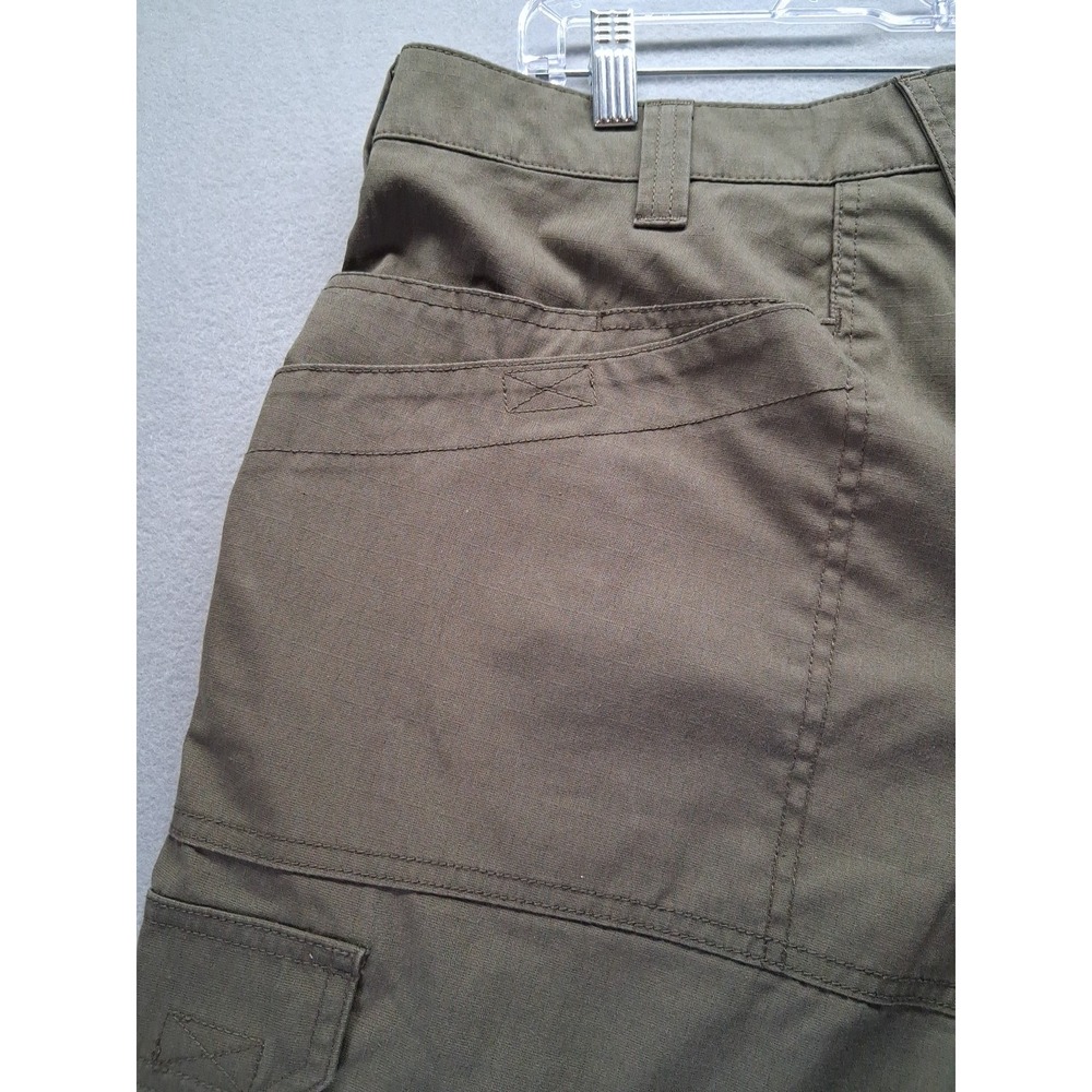 5.11 Tactical Pants Men's 36x34‎ Double Knee Cargo Elastic Waist Green - Picture 11 of 13